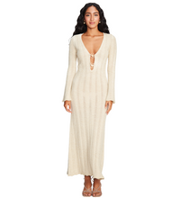 Ella Gold Knitted Dress