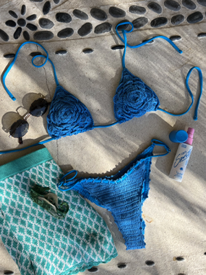 textured swimwear