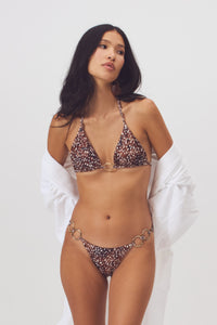 Eve Deer Dark Brown Bikini Bottom