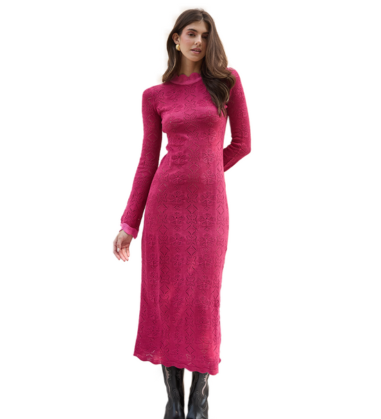 Clemente Fuchsia Dress