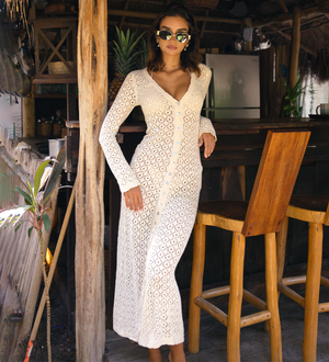 Alexandra Ivory Maxi Dress