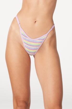 Cuba Lilac Crochet Bikini Bottom