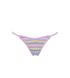 Cuba Lilac Crochet Bikini Bottom