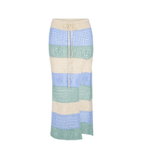 Emma Light Blue Knitted Skirt