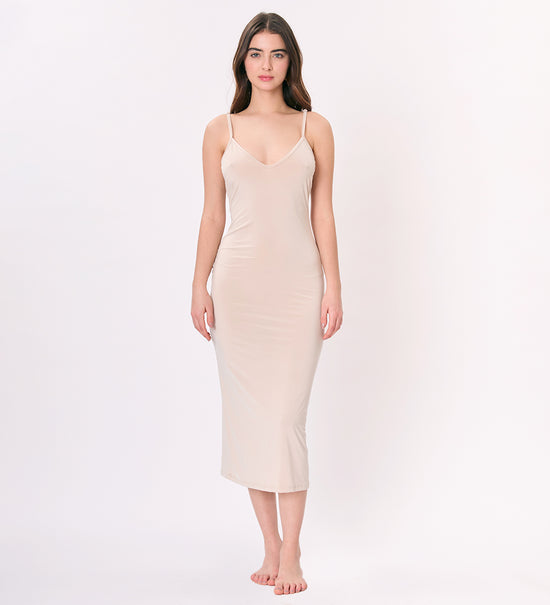 Mila Nude Slip Dress