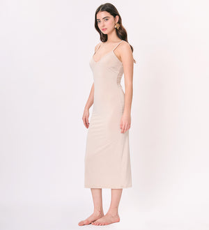 Mila Nude Slip Dress