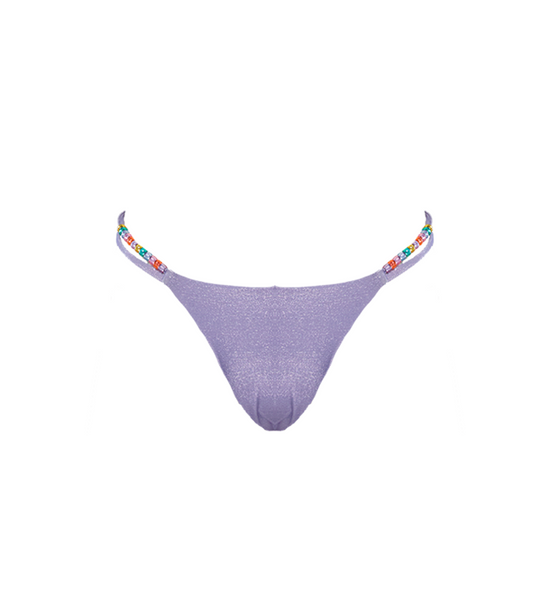 Iris Lilac Shine Bikini Bottom