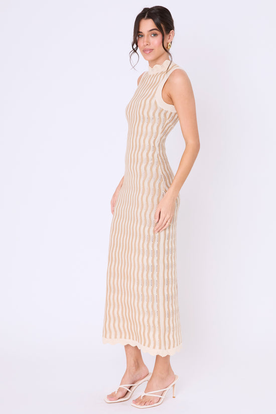 Isabella Beige Dress