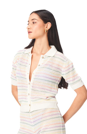 Maya Multicolor Knitted Top