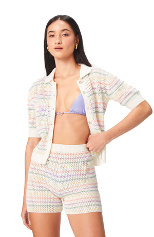 Maya Multicolor Knitted Short