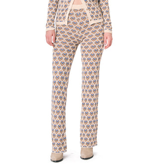 Pant Nicole Ivory Rombus