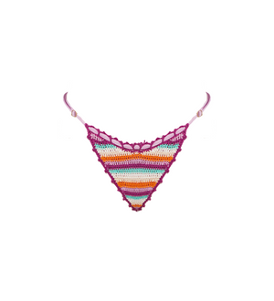 Trinidad Purple Multicolor Crochet Bikini Bottom